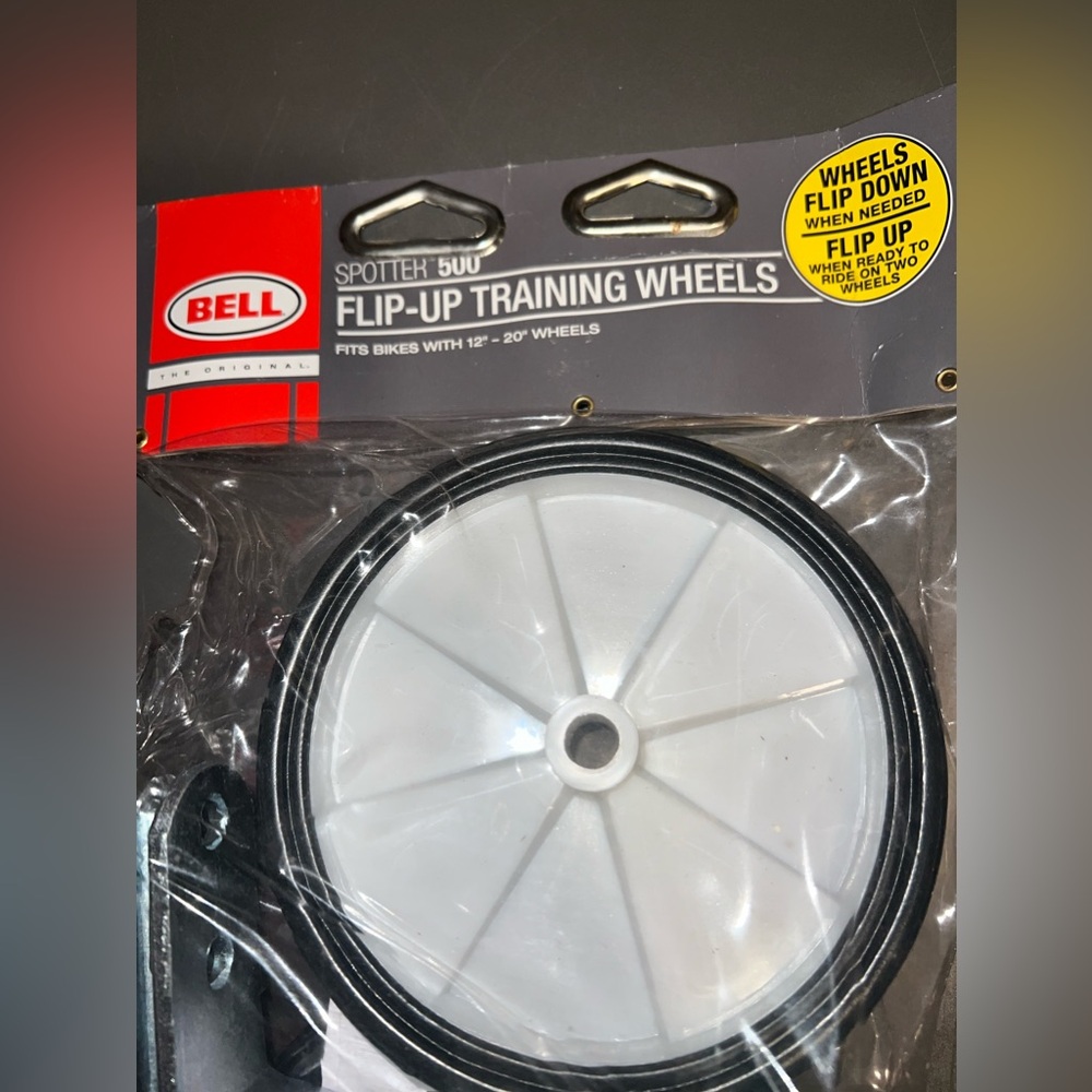 Bell Spotter 500 Flip Up Training Wheels Set For Bicycles w/ 12"-20" Wheels